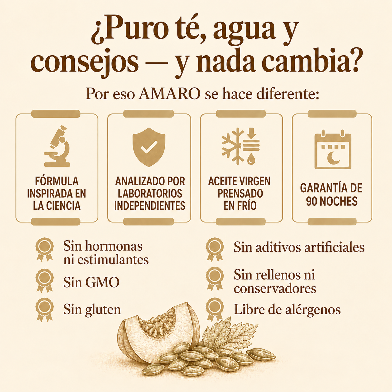 Amaro — Pepita de Calabaza para Riñones y Vejiga