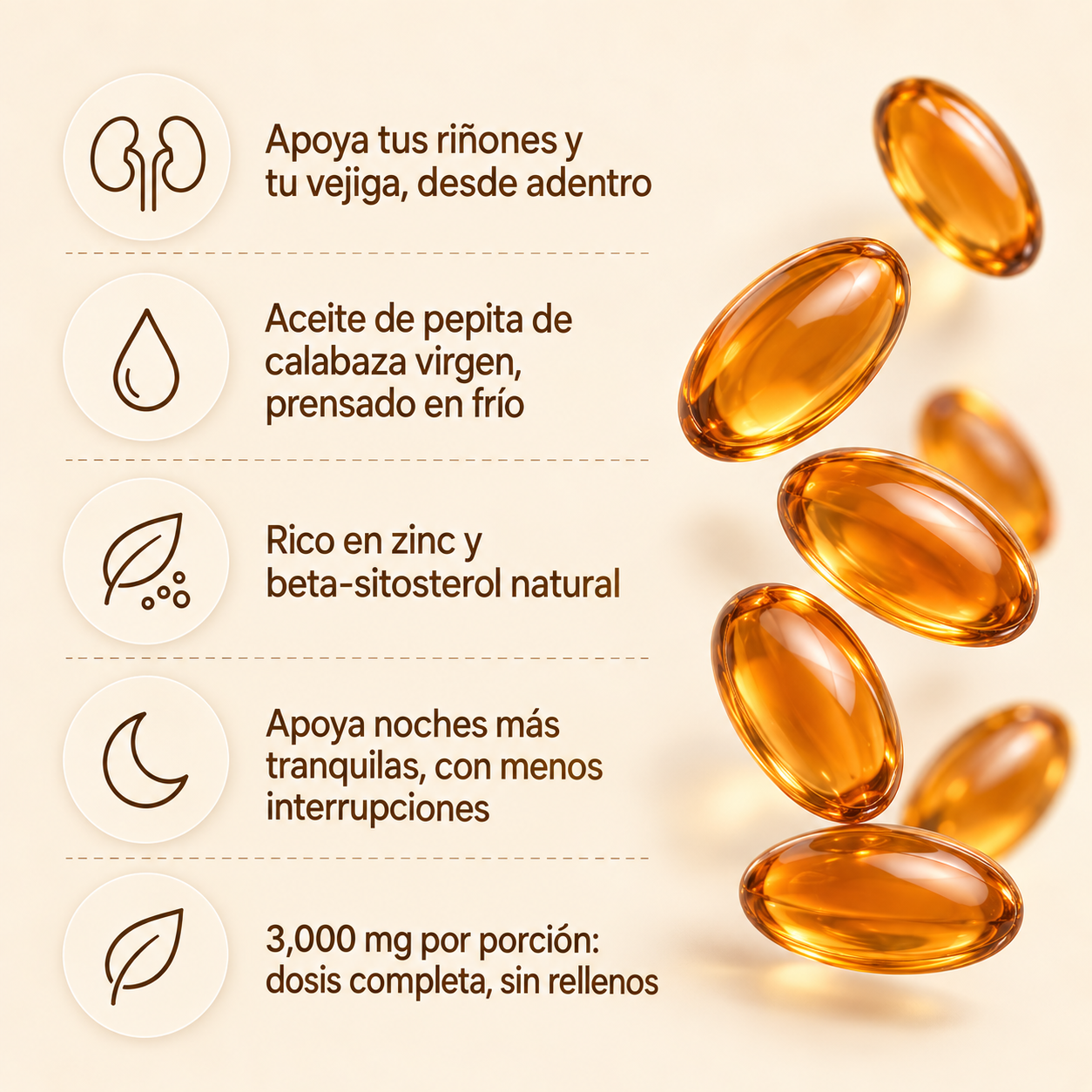 Amaro — Pepita de Calabaza para Riñones y Vejiga